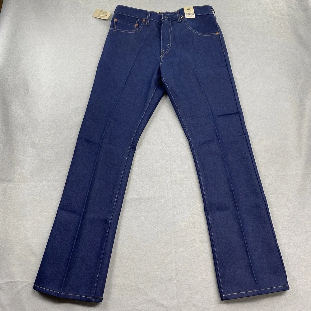 Levis Jeans Mens 32x32 Blue Denim 517 Bootcut Dark Wash Western Cowboy Rodeo